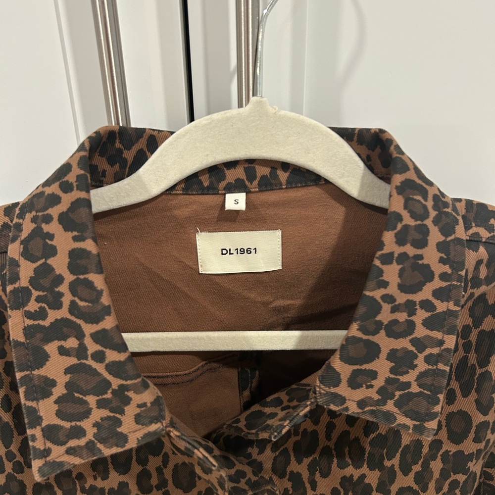 DL1961 Leopard Print Jacket & Bustier - Picture 6 of 11